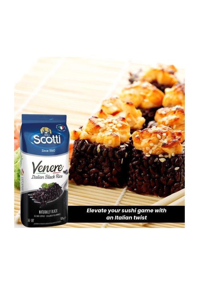 Riso Scotti Venere Italian Black Rice - 500g - Image 3